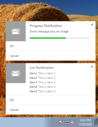 Rich Notification notification